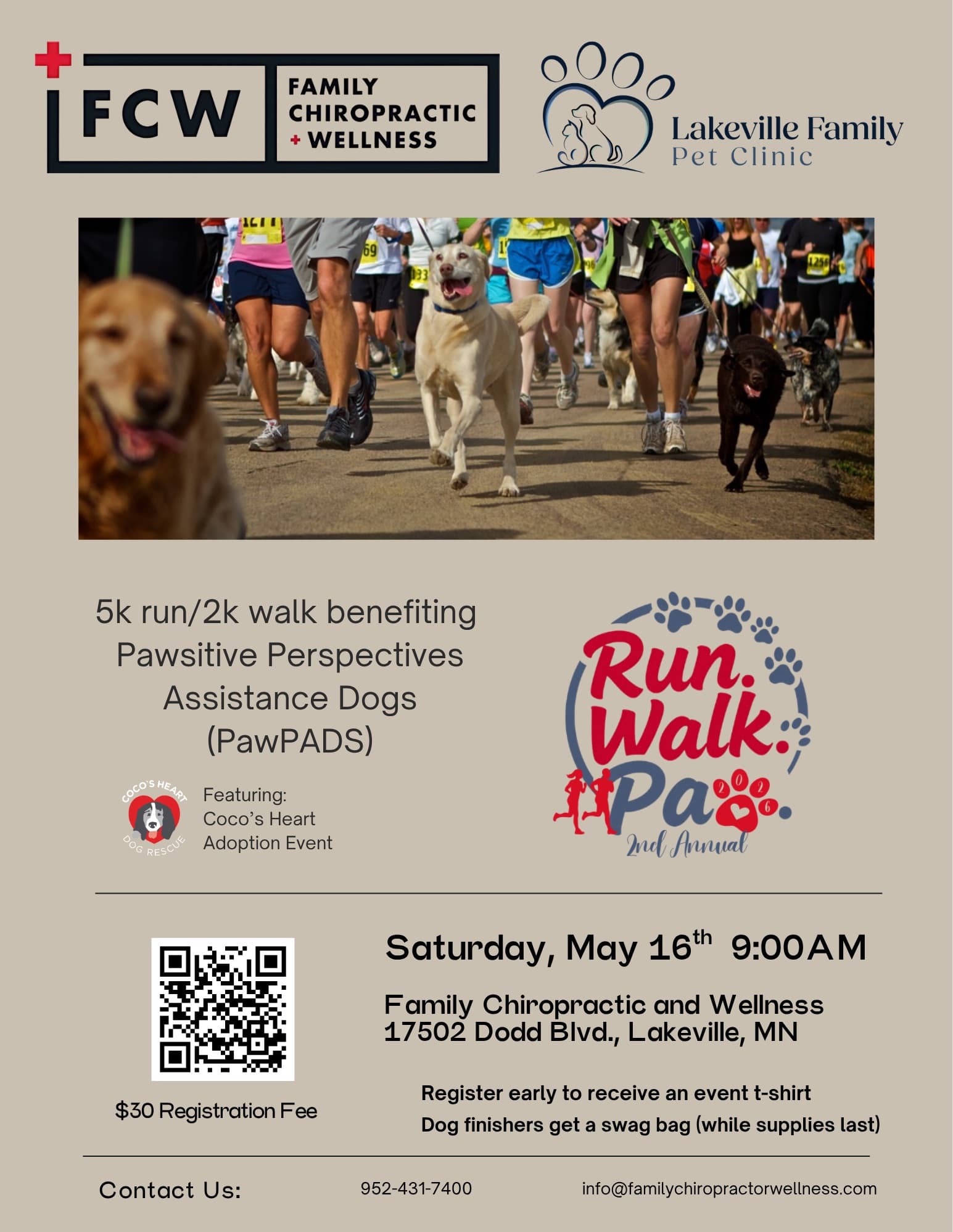 Second Annual Run Walk Paw Fun Run