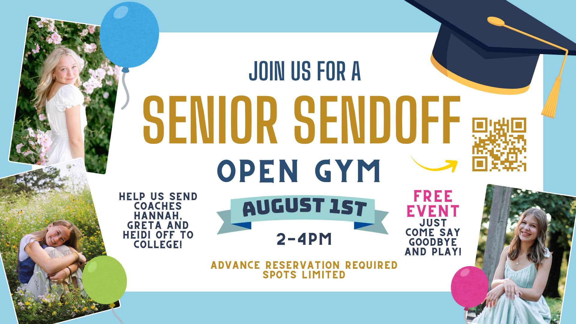 Senior Sendoff | Open Gym