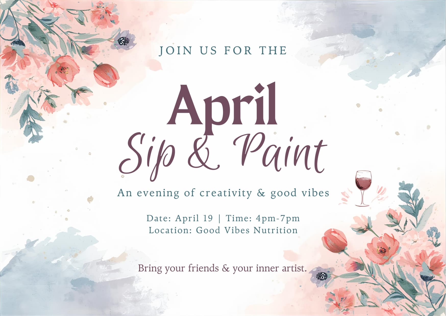 Sip & Paint Night!