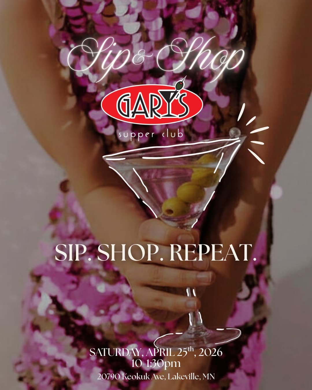 Sip & Shop at Gary's Supper Club!