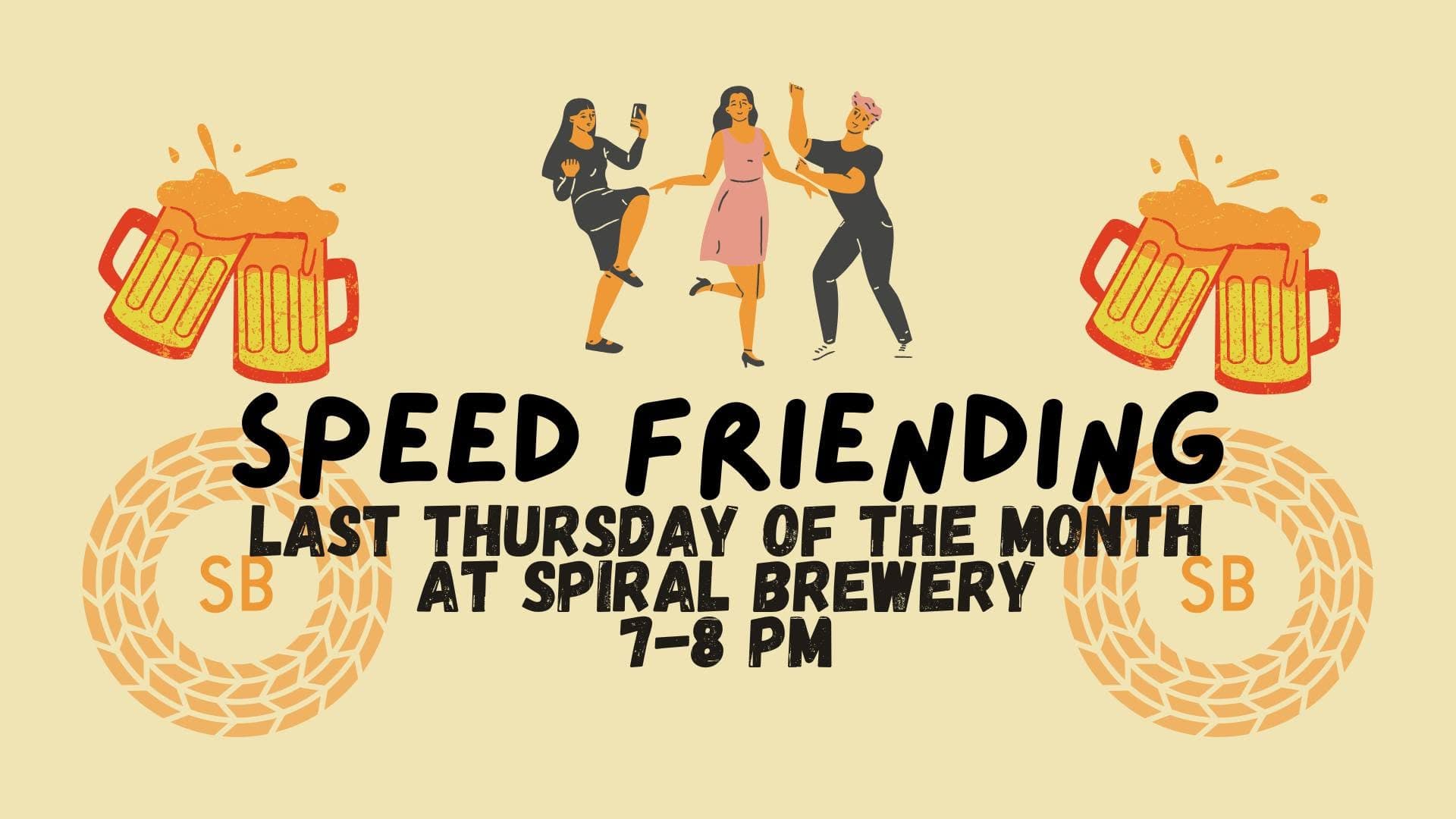 Speed Friending at Spiral Brewery
