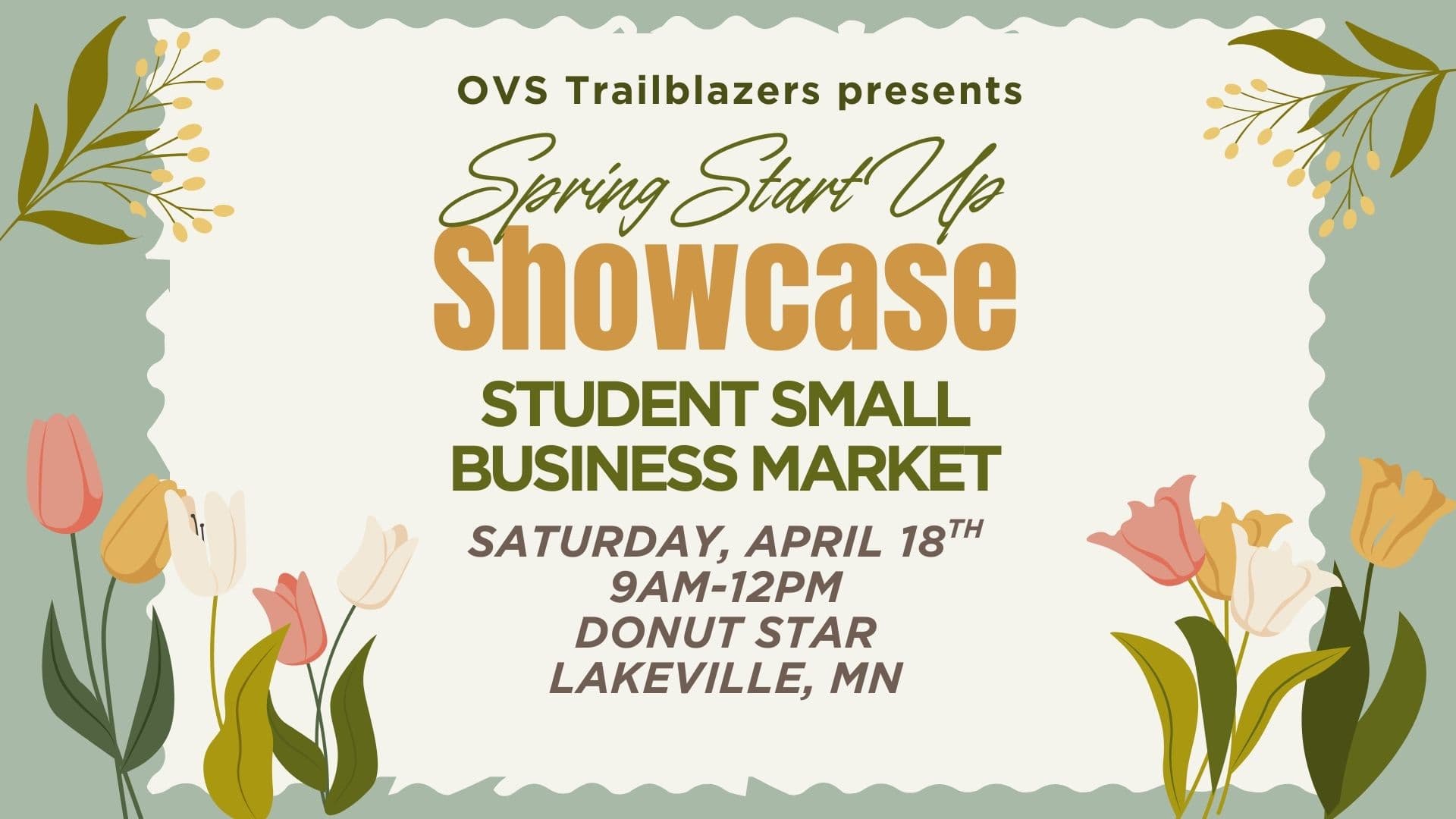 Spring Start Up Showcase - Student Small Business Market