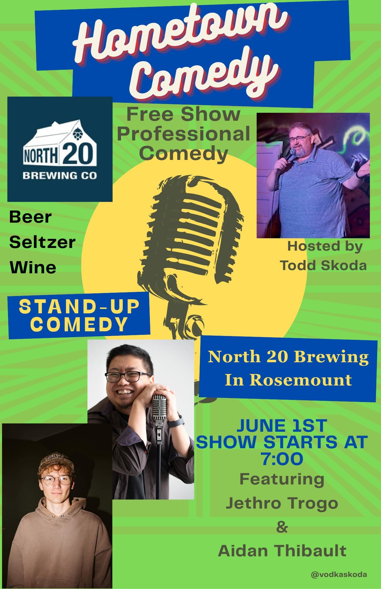 Stand Up Comedy at North 20 Brewing