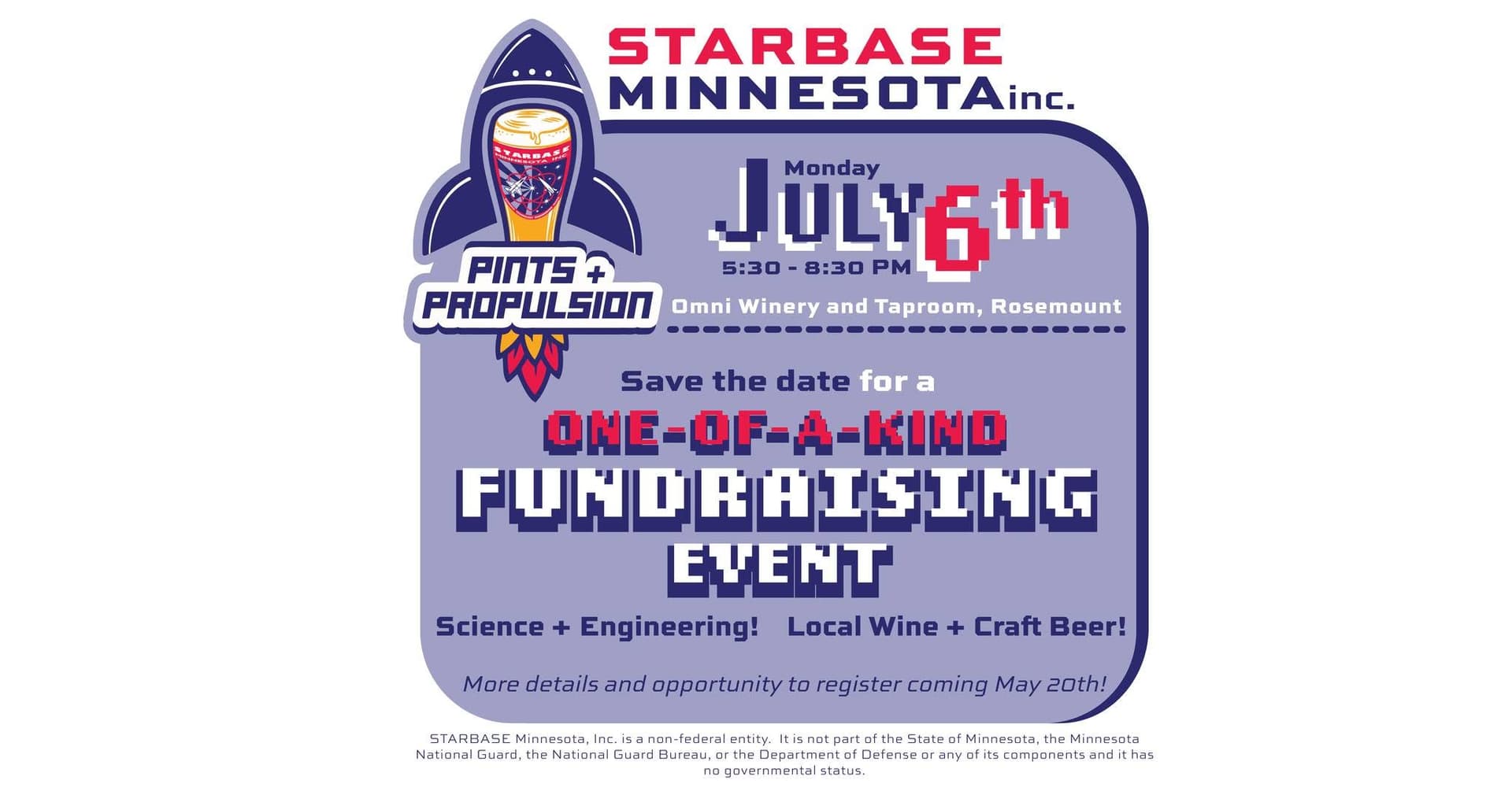 STARBASE Minnesota, Inc. - Pints and Propulsion