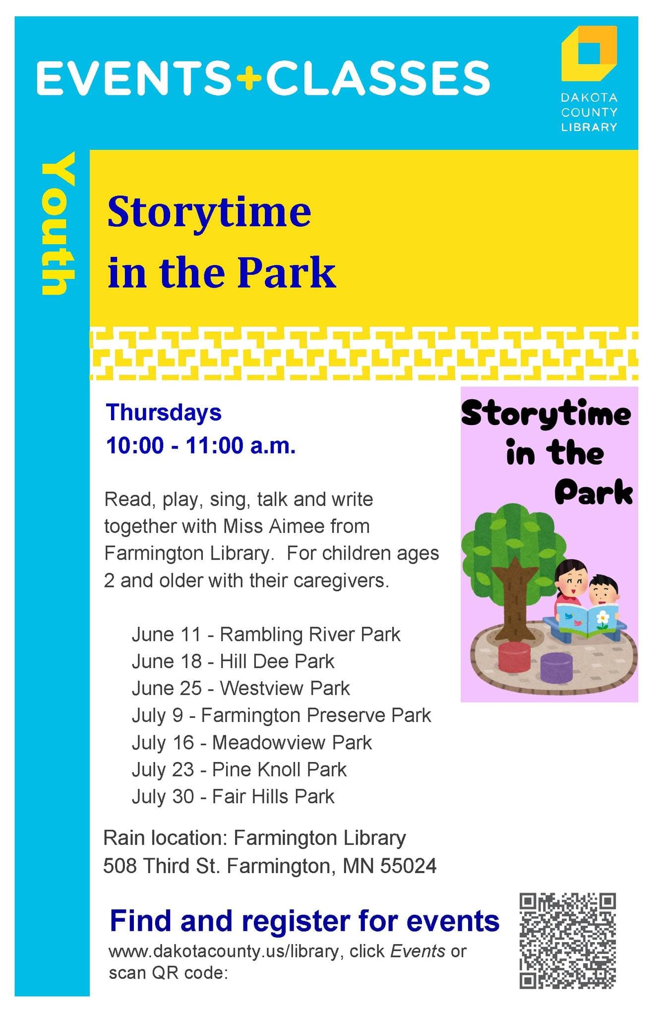 Storytime at Hill Dee Park