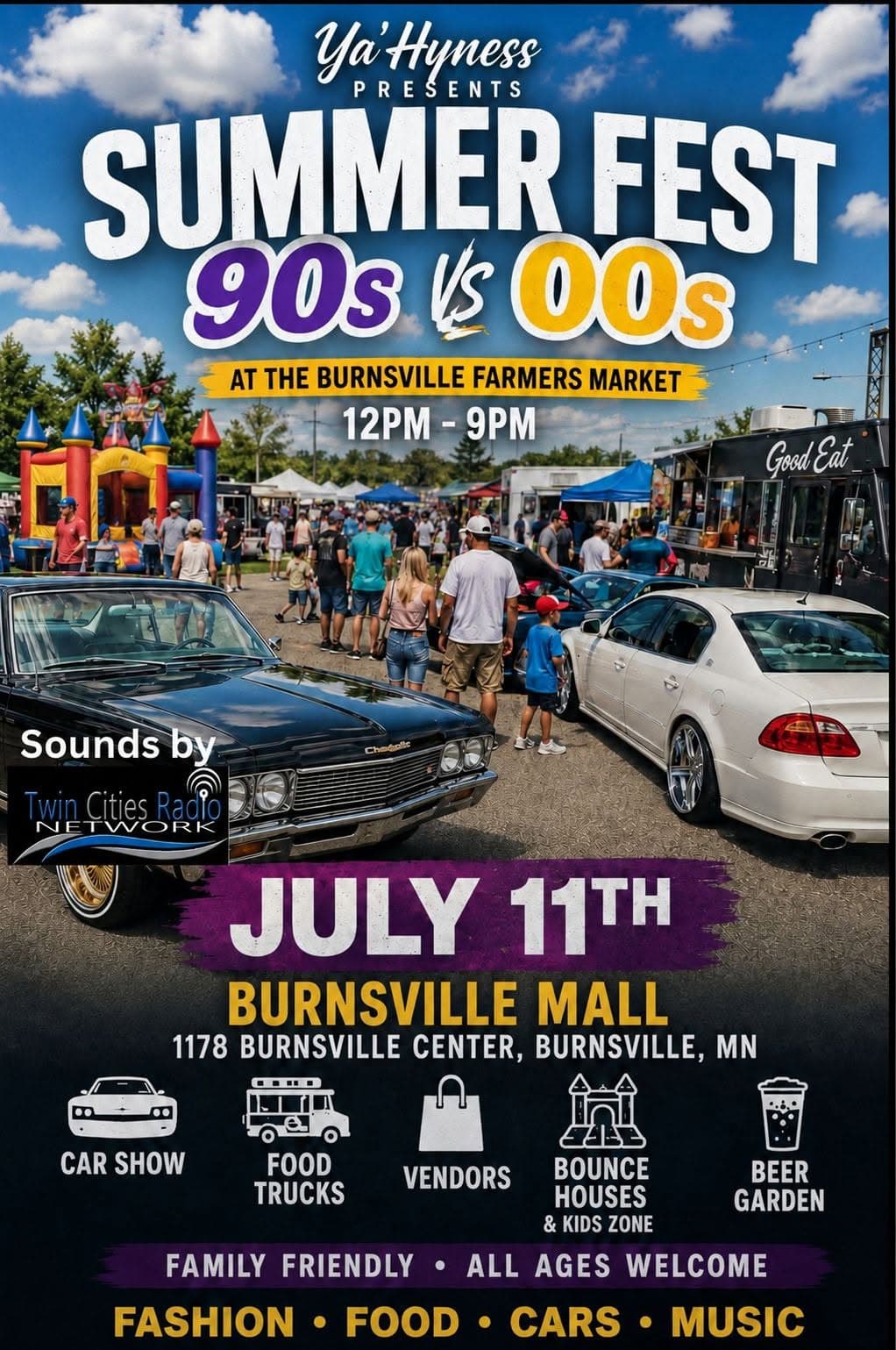 Summer Fest 90s vs 00s - Car Show