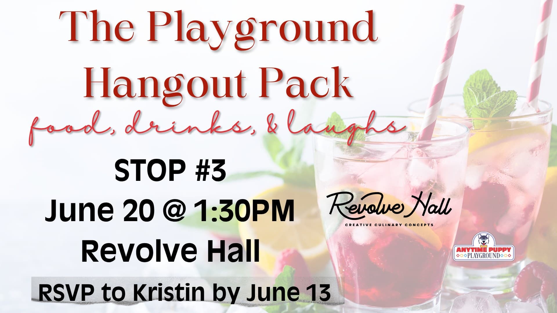 The Playground Hangout Pack - Revolve Hall (Apple Valley)