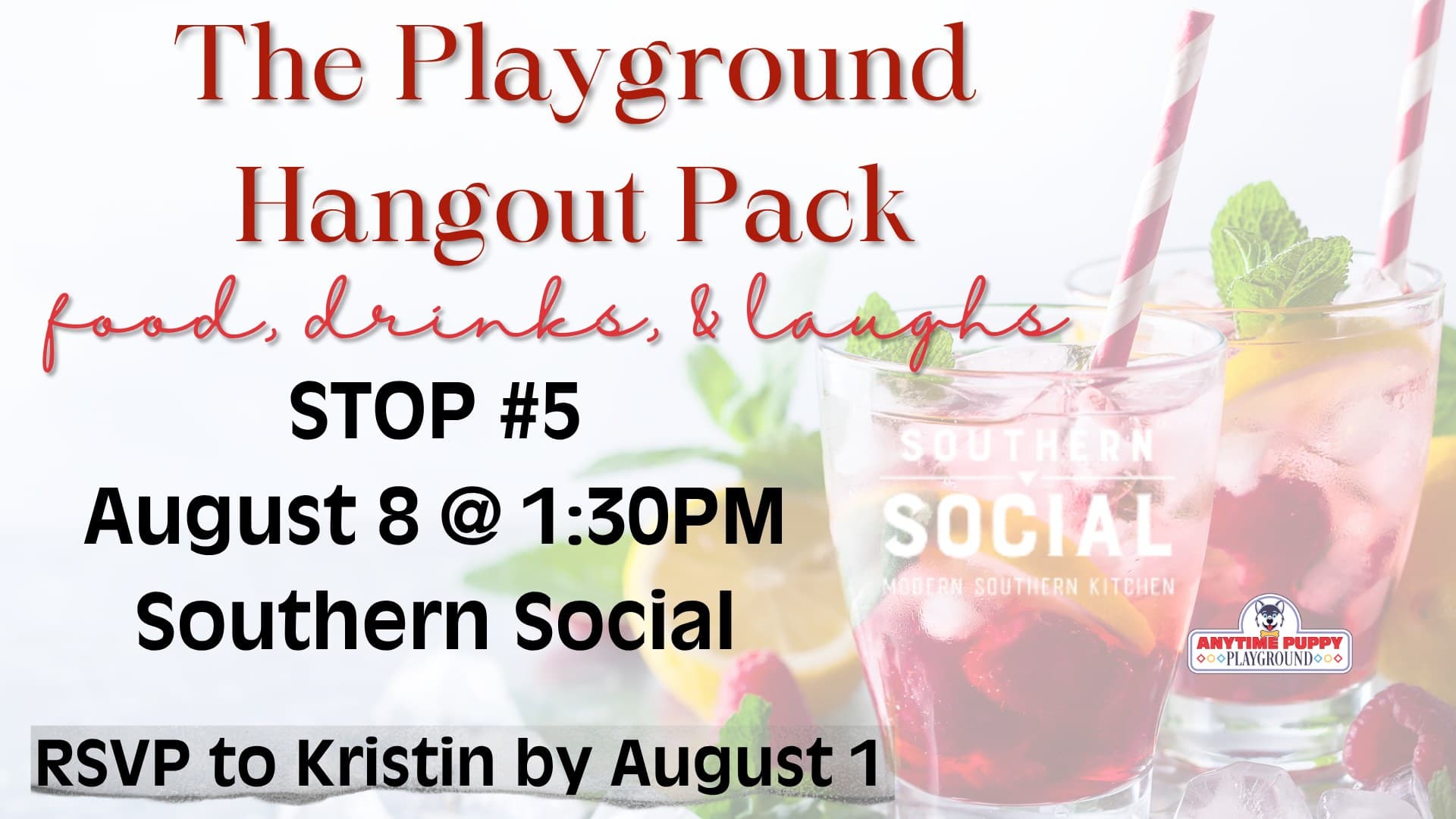 The Playground Hangout Pack - Southern Social (Eagan)