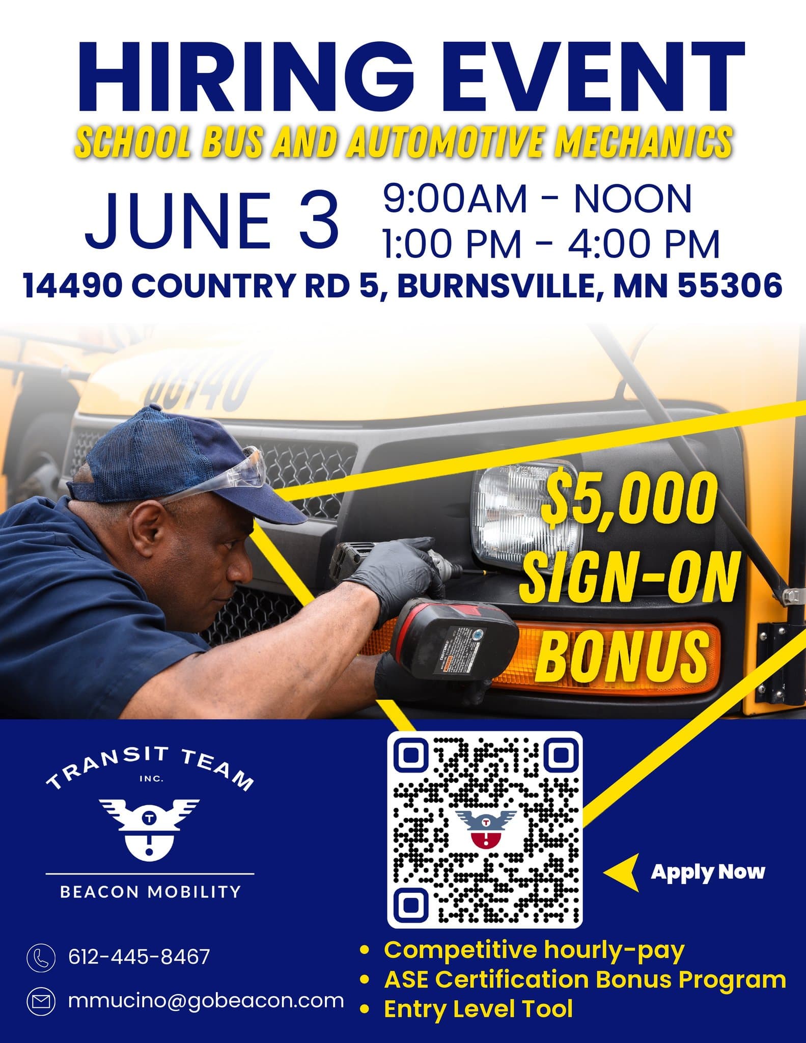 Transit Team Hiring Event