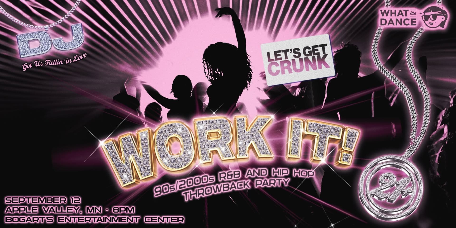 What The Dance Presents: WORK IT!: 90s/2000s R&B and Hip Hop Night at Bogart's